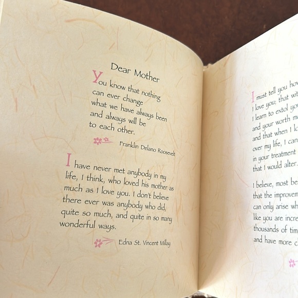 Thoughts to Share with a Wonderful Mother. Gift Book. Blue Mountain Arts. NWT - Picture 6 of 8